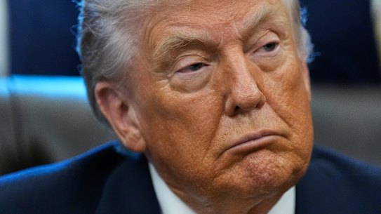 President Donald Trump in the Oval Office on Wednesday.