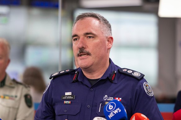 CFA Chief Officer Jason Heffernan