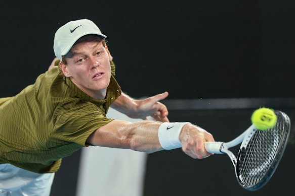 Sinner was outplayed by a man 14 years his senior.