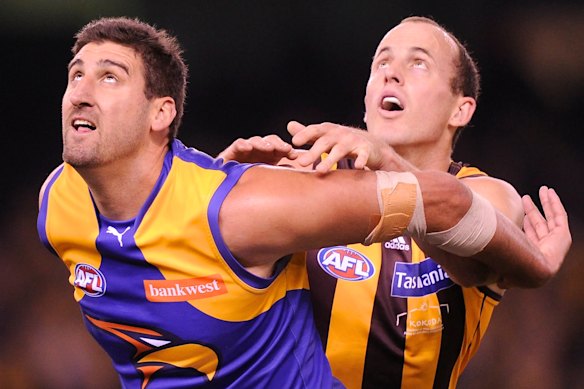 David Hale (right) rates champion Eagle Dean Cox as his toughest opponent.