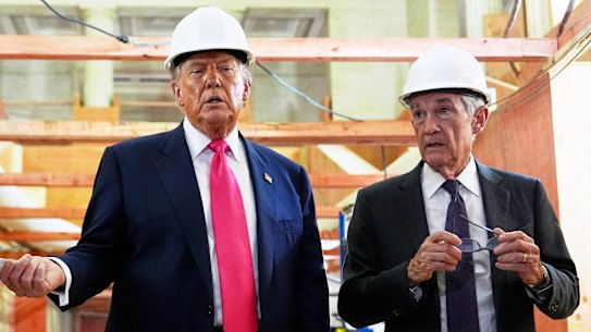 President Donald Trump and Federal Reserve chairman Jerome Powell have had a contentious relationship.