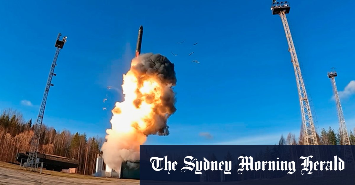 Trump sanctions Russia hours after Vladimir Putin raises nuclear stakes with provocative video