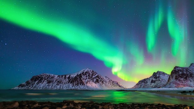 The Northern Lights … otherworldly.