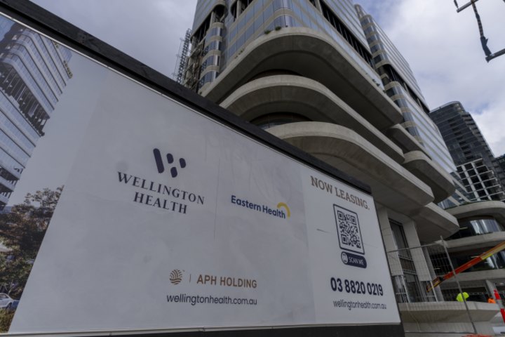 APH Holding’s flagship project is a health precinct in Box Hill which has topped out.