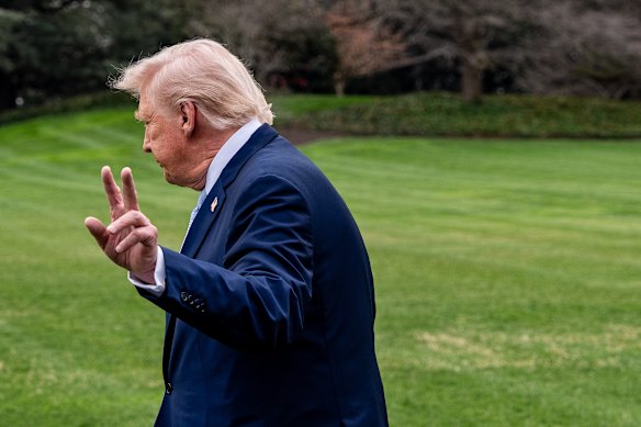 Two weeks ago, Trump said military operations against Iran were “very complete, pretty much”.