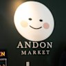 Trevor Owens speaks with Luna while making a purchase at Andon Market in San Francisco