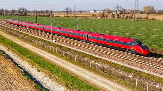 Italo is one of two operators of high-speed trains in Italy.