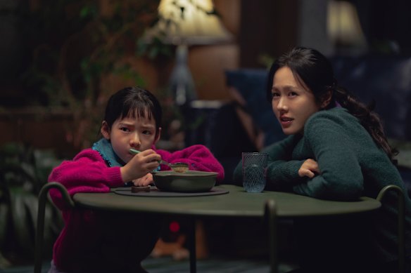 So Yul Choi, left, and Son Ye-jin in No Other Choice.