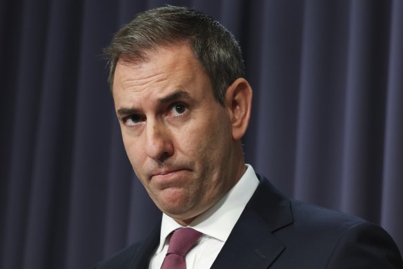 Treasurer Jim Chalmers said Australians would face much more pressure under Peter Dutton.