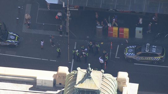 The teenager was arrested late morning Sunday after allegedly driving a stolen car through the CBD.