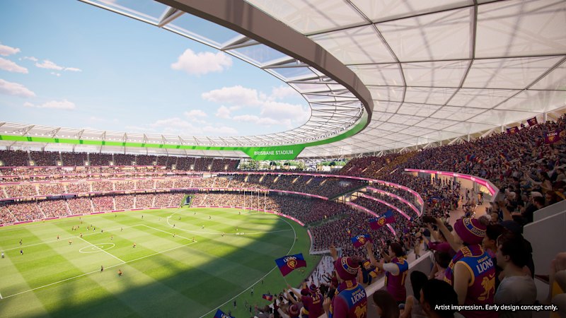 First look inside new Brisbane Stadium, with construction start-date confirmed