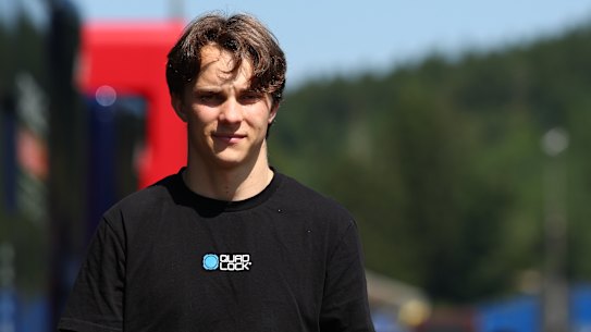 Oscar Piastri in Belgium, where he opened up on his future in Formula 1. 