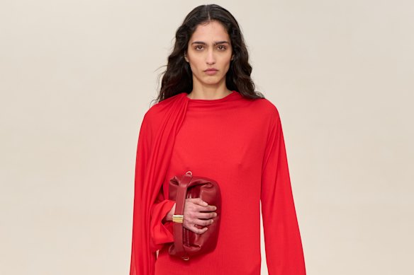 Seeing red all over again: Calvin Klein autumn/winter 2025 at New York Fashion Week.