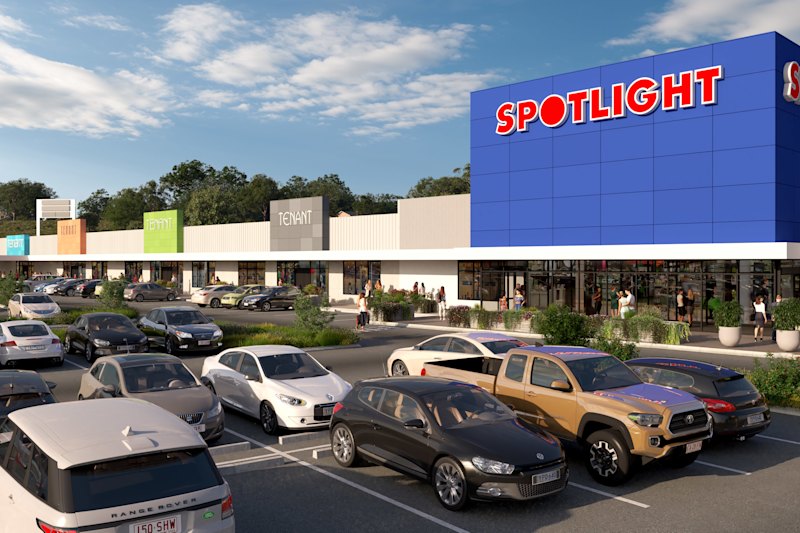The Brendale centre with a Spotlight and Harris Scarfe will have parking for 450 cars.