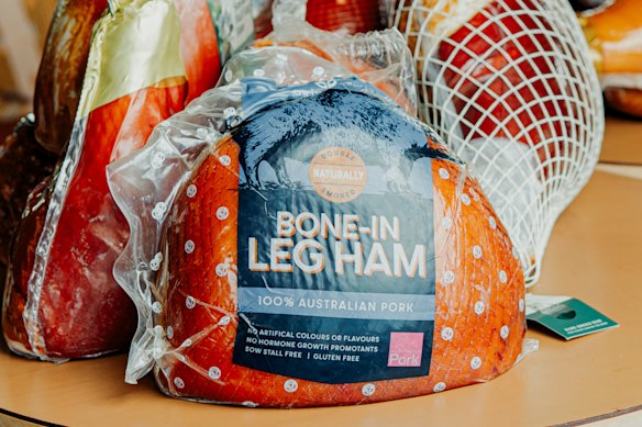 Spring Grove double-smoked bone-in leg ham.