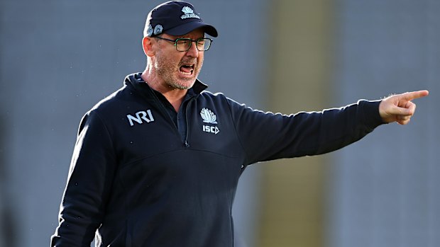 Waratahs coach Dan McKellar last season.