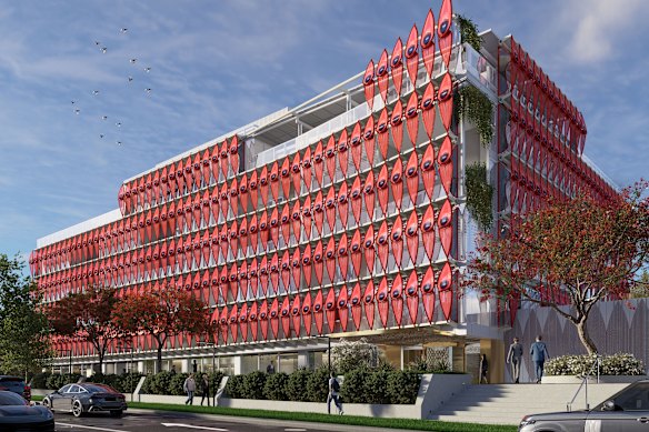 A concept drawing of Hancock Prospecting’s Roy Hill revamp in West Perth.