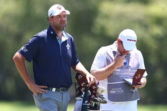 Marc Leishman (left) has heard the rumours, but isn’t concerned.