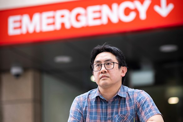 Andrew Chan, group manager of St Vincent’s Hospital’s Healthcare for the Homeless service.