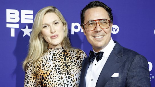 Olivia Nuzzi and Ryan Lizza attend a White House Correspondents’ Dinner after party in April 2023.