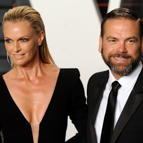Lachlan and Sarah Murdoch attending the 2016 Vanity Fair Oscar Party in Beverly Hills, California.