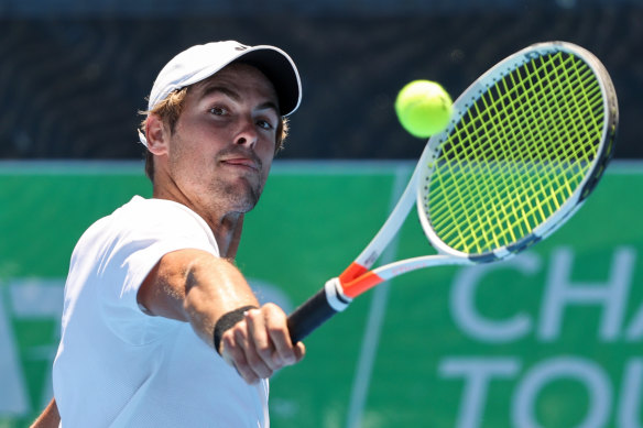 Tom Fancutt in action at a tournament in Bendigo in 2022.
