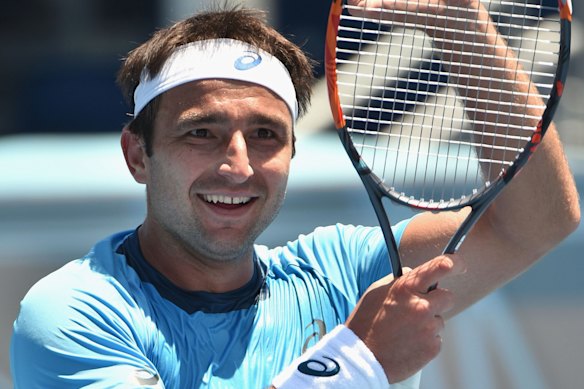 Marinko Matosevic in 2016, towards the end of his playing career.