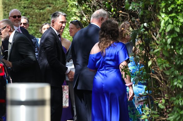 Deputy Prime Minister and Minister for Defence Richard Marles arrives.