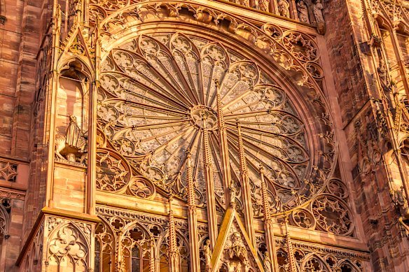 The ancient Cathedral of Our Lady of Strasbourg is a major attraction of France’s most Germanic city.