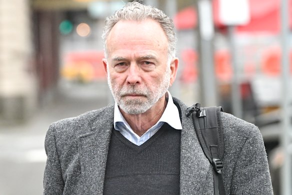 William Swale outside court in 2024.