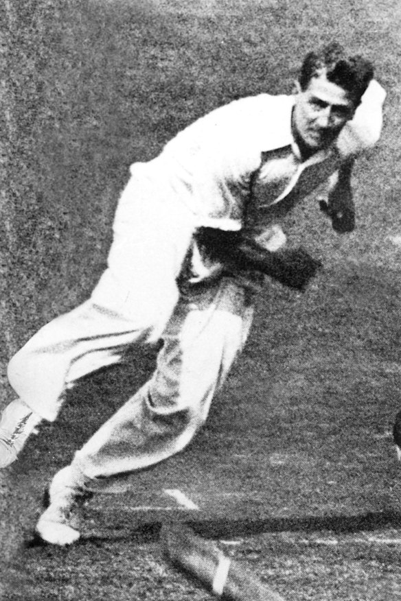 Larwood in his prime.