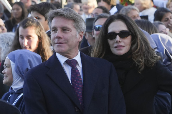 Emanuele Filiberto of Savoy attends a mass presided by Pope Francis on December 15.