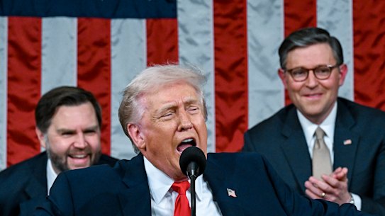 US President Donald Trump says things have never been better in the country.