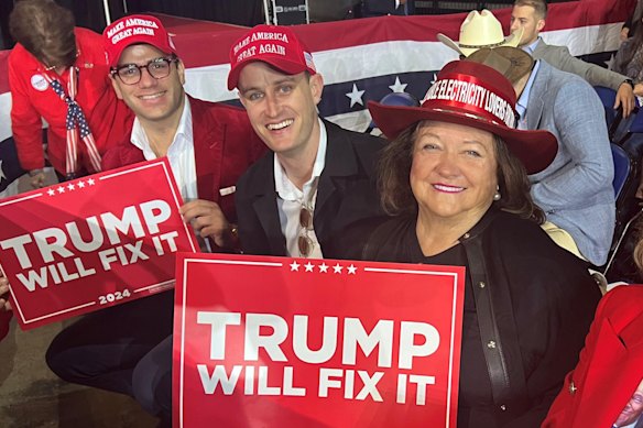 Gina Rinehart has tipped billions into US shares since President Donald Trump’s election victory.