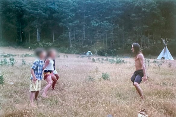 In the late 1990s, Dezi Freeman (pictured) was part of hippie festivals known as Rainbow Gatherings, which are centred on community, sustainability and living off grid. 