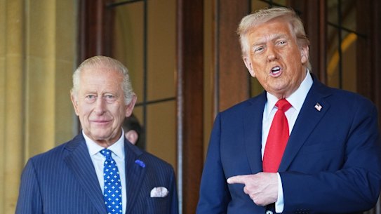 King Charles hosted Donald Trump for a state visit at Windsor Castle late last year. The King will be in Washington this week.