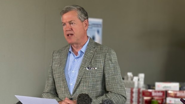 Tim Nicholls said the government was trying to locate the sources of illegal tobacco products.