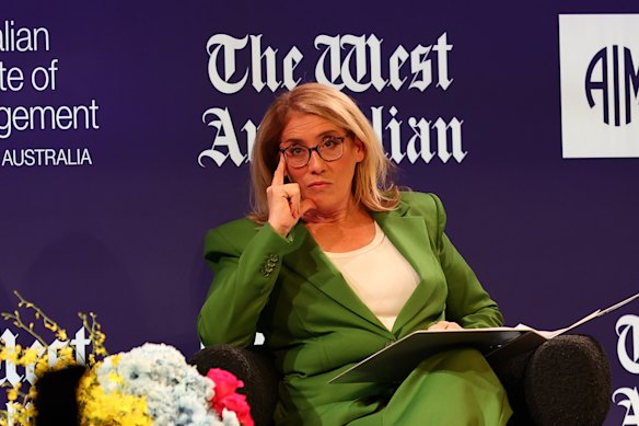 WA Treasurer Rita Saffioti was left unamused by a string of pointed jokes from the editor-in-chief of the state’s dominant tabloid.