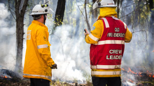 The arrest comes days after parts of the state were ravaged by bushfires.