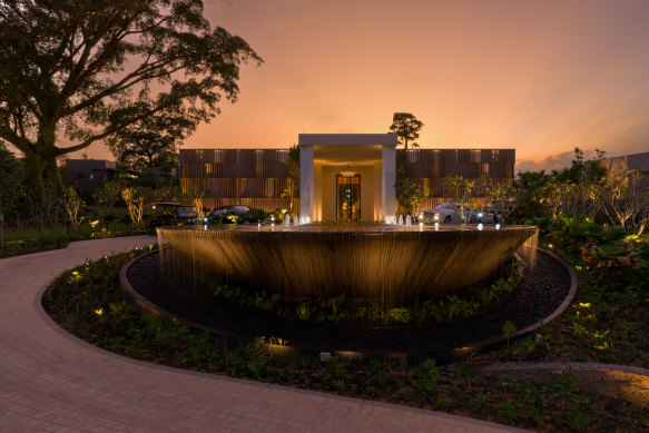 Raffles Sentosa Singapore on Sentosa Island.