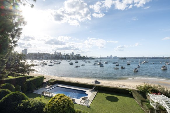 The tightly held Point Piper home of the Warat family is on the market for the first time in decades.