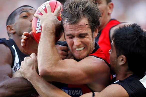 Andrew Welsh was a tough defender in his playing days. As Dons president he ruled out trading Merrett.