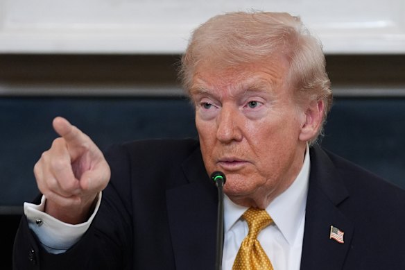US President Donald Trump said the West Bank will not be annexed by Israel.