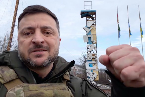 Ukrainian President Volodymyr Zelensky has offered to drop Ukraine’s goal to join NATO in exchange for Western security guarantees.
