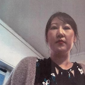 A photo captured of Hakyung Lee at Safe Store after she killed her children Yuna and Minu Jo.