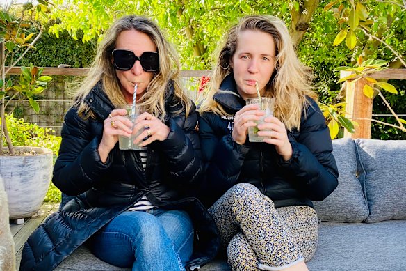 Kate Halfpenny and her daughter, Sadie.
