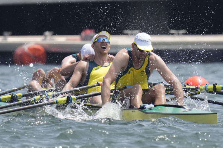 Olympics 2021: Australia win gold in men&#39;s four, women&#39;s four rowing events  as Oarsome Foursome mantle passed