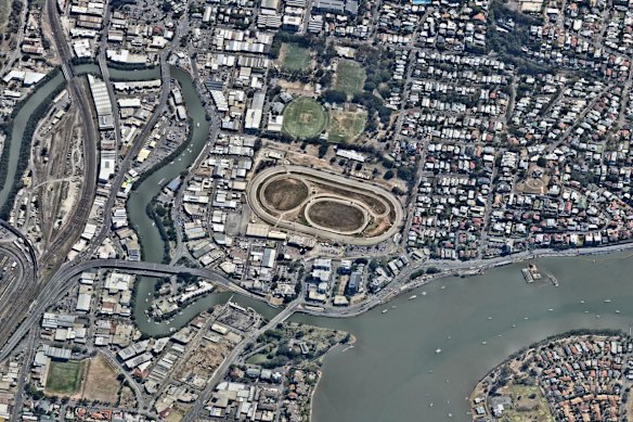 Brisbane’s Albion Park Raceway, pictured in 2017, is set to be redeveloped after the Queensland government agreed to move the planned Brisbane Indoor Sport Centre.
