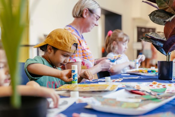 Museum of Brisbane always has excellent children’s craft activities during the holidays. 