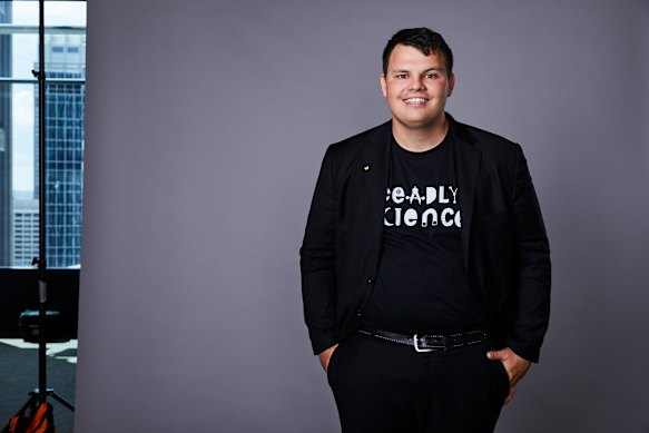  “I was explaining to some young Indigenous kids about scientific things of our people, and one of them said, ‘That’s deadly’, so it went from there.”